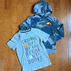 Eddie Bauer Shirt and Hoodie Set